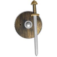 Sword and Shield Weapons Set Costume Prop 