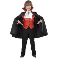 Dracula Boy Child Costume Size: Large