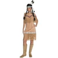 Western Indian Authentic Lady Adult Costume Size: Large