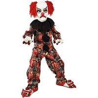 Scary Clown Child Costume Size: Large