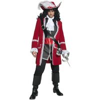 Pirate Captain Authentic Adult Costume Size: Medium