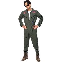 Top Gun Jumpsuit Adult Costume Size: Extra Large