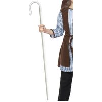 Shepherds Staff Extendable White Costume Prop