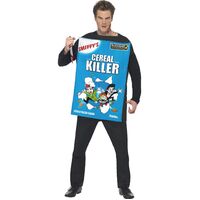 Cereal Killer Adult Costume Size: One Size Fits Most