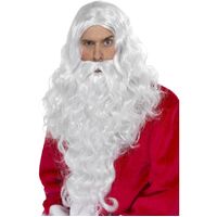 Santa Long Wig and Beard Costume Accessory