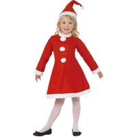 Santa Girl Child Costume Size: Large