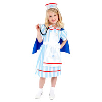 Vintage Nurse Child Costume Size: Small