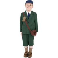 Vintage School Boy Child Costume Size: Large