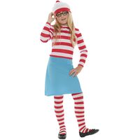 Where's Wally? Wenda Child Costume Size: Large