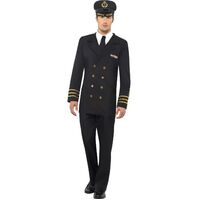 Navy Officer Adult Costume Size: Large