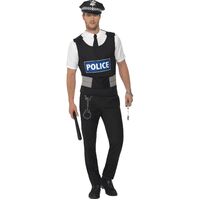 Policeman Instant Adult Costume Accessory Set Size: Medium