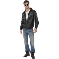Top Gun Bomber Adult Costume Jacket Size: Small
