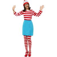 Where's Wally? Wenda Adult Costume Size: Large