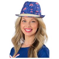 Australia Flag Trilby Hat Costume Accessory
