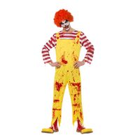 Kreepy Killer Clown Adult Costume Size: Large