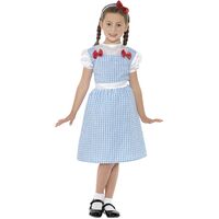 The Wizard Of Oz Dorothy Country Girl Child Costume Size: Medium
