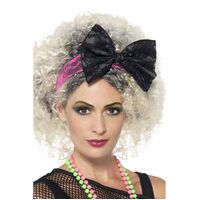 80's Lace Headband Costume Accessory