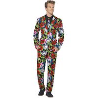 Day of the Dead Adult Stand Out Costume Suit Size: Extra Large