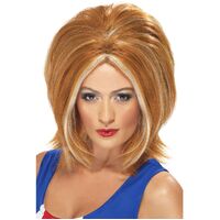 Ginger Girl Power Wig Costume Accessory