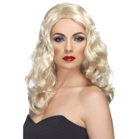 Blonde Glamorous Wig Costume Accessory
