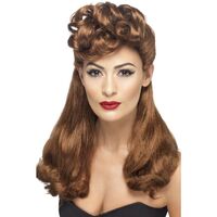 40's Vintage Auburn Wig