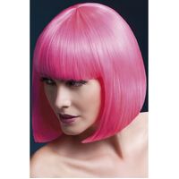 Fever Elise Wig Neon Pink Costume Accessory 