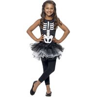 Skeleton Tutu Child Costume Size: Medium