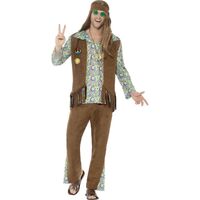 60s Hippie Adult Costume Size: Large