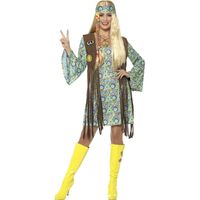 60s Hippie Dress Adult Costume Size: Large