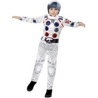 Spaceman Deluxe Child Costume Size: Large