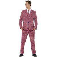 Union Jack Adult Stand Out Costume Suit Size: Extra Large
