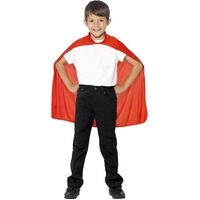 Mid Length Child Cape Red