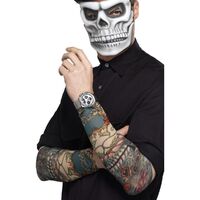 Tattoo Arm Sleeves Day Of The Dead Special Effect