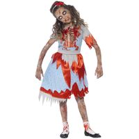 Zombie Country Girl Child Costume Size: Small