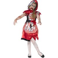 Little Red Riding Hood Zombie Child Costume Size: Small