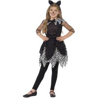 Midnight Cat Deluxe Child Costume Size: Large