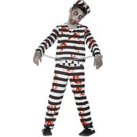 Zombie Convict Child Costume Size: Large