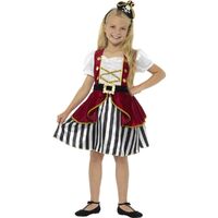 Pirate Girl Deluxe Child Costume Size: Medium