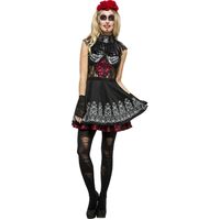 Day of the Dead Adult Costume Size: Extra Small