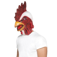 Chicken Full Overhead Latex Mask Costume Accessory