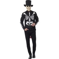 Day of the Dead Senor Skeleton Adult Costume Size: Large