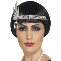 Flapper Jewel Headband Costume Accessory