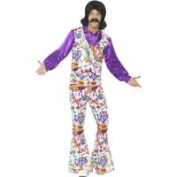 60s Groovy Hippie Adult Costume Size: Medium