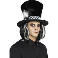 Alice In Wonderland Dark Tea Party Adult Top Hat