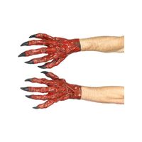 Devil Red Latex Hands