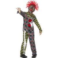Twisted Clown Deluxe Child Costume Size: Medium