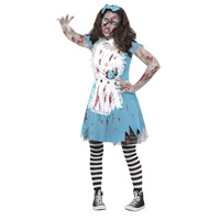 Alice In Wonderland Zombie Tea Party Teen Girl's Costume Size: Teen Extra Small