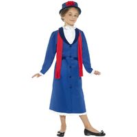 Victorian Nanny Child Costume Size: Large
