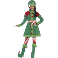 Miss Elf Deluxe Adult Costume Size: Medium