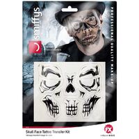 Skull Face Tattoo Transfer Make Up Kit